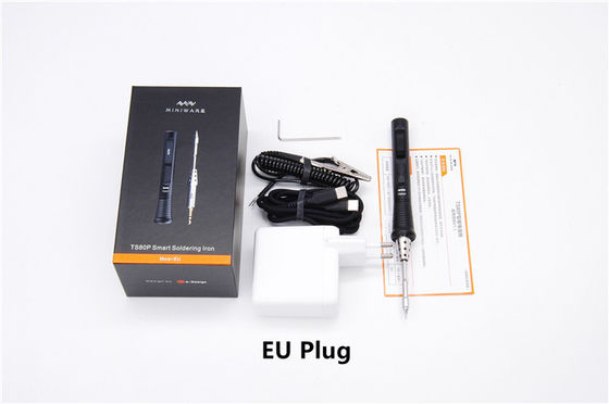 TS80P أكثر 30W محطة حديد اللحام OLED USB Type-C قابل للبرمجة الحديد القابل للإنشاء STM32 رقاقة PD2.0/QC3.0 القياسية المزود