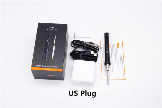 TS80P أكثر 30W محطة حديد اللحام OLED USB Type-C قابل للبرمجة الحديد القابل للإنشاء STM32 رقاقة PD2.0/QC3.0 القياسية المزود