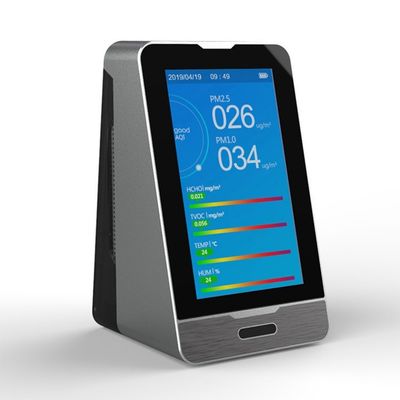 DM73A 4.3 بوصة TFT LED شاشة رقمية ليزر محمول PM2.5 PM1.0 PM10 دراسة الحرارة والرطوبة HCHO TOVC AQI المزود
