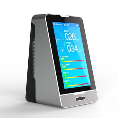 DM73A 4.3 بوصة TFT LED شاشة رقمية ليزر محمول PM2.5 PM1.0 PM10 دراسة الحرارة والرطوبة HCHO TOVC AQI المزود