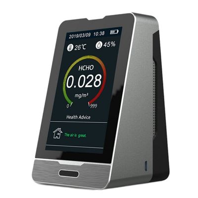 DM73A 4.3 بوصة TFT LED شاشة رقمية ليزر محمول PM2.5 PM1.0 PM10 دراسة الحرارة والرطوبة HCHO TOVC AQI المزود