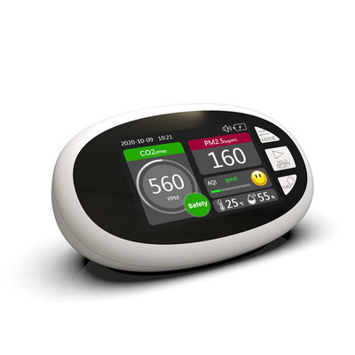 DM125C كاشف ثاني أكسيد الكربون PM2.5 PM1.0 PM10 مؤشر جودة الهواء AQI مراقب درجة الحرارة الرطوبة كاشف جودة الهواء المزود