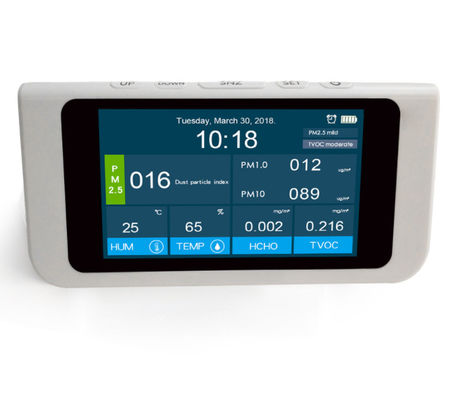 DM108 مراقب جودة الهواء في الأماكن المغلقة PM2.5 مراقب ليزر PM1.0 PM10 كاشف DM108 محلل الغاز كاشف غاز المزود