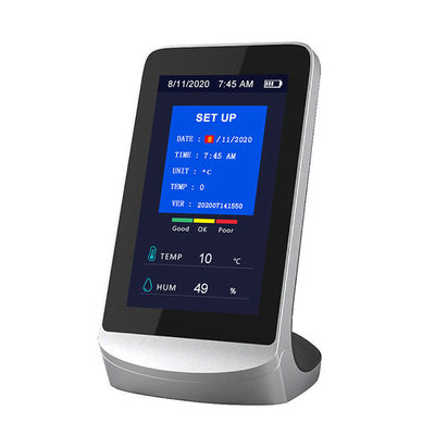 DM72C تحليل جودة الهواء متعدد الوظائف شاشة العرض الرقمية CO2 PM2.5 كاشف درجة الحرارة الرطوبة تحليل الغاز المزود