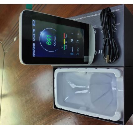 DM72C تحليل جودة الهواء متعدد الوظائف شاشة العرض الرقمية CO2 PM2.5 كاشف درجة الحرارة الرطوبة تحليل الغاز المزود