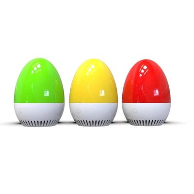DM75 400-5000ppm شكل بيضة LED CO2 متر داخل وخارج كاشف الغاز مراقب جودة الهواء المزود