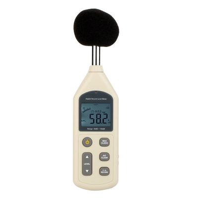 GM1356 30~130dBA مقياس مستوى الصوت مع USB مقياس الضوضاء الرقمية شاشة LCD الصوت Vioce وصف المقياس ديسيبل شاشة المزود