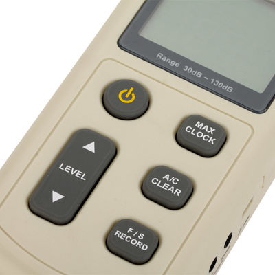 GM1356 30~130dBA مقياس مستوى الصوت مع USB مقياس الضوضاء الرقمية شاشة LCD الصوت Vioce وصف المقياس ديسيبل شاشة المزود