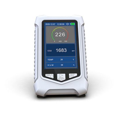 DM126C شاشة LCD رقمية CO2 متر مراقبة جودة الهواء في الأماكن المغلقة في الهواء الطلق كربون ثاني أكسيد دراسة درجة حرارة الرطوبة المزود