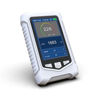 DM126C شاشة LCD رقمية CO2 متر مراقبة جودة الهواء في الأماكن المغلقة في الهواء الطلق كربون ثاني أكسيد دراسة درجة حرارة الرطوبة المزود