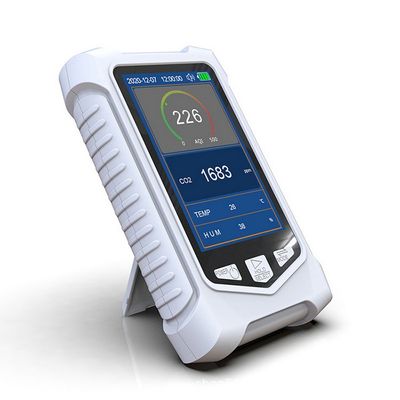 DM126C شاشة LCD رقمية CO2 متر مراقبة جودة الهواء في الأماكن المغلقة في الهواء الطلق كربون ثاني أكسيد دراسة درجة حرارة الرطوبة المزود