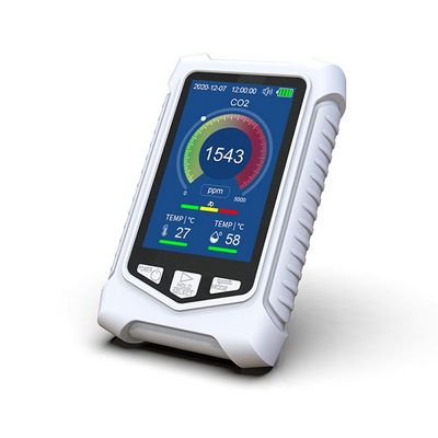 DM126C شاشة LCD رقمية CO2 متر مراقبة جودة الهواء في الأماكن المغلقة في الهواء الطلق كربون ثاني أكسيد دراسة درجة حرارة الرطوبة المزود