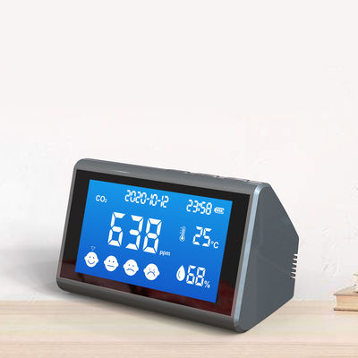 DM96 شاشة LCD رقمية CO2 متر مراقبة جودة الهواء في الأماكن المغلقة في الهواء الطلق كربون ثاني أكسيد دراسة درجة حرارة الرطوبة المزود