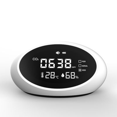 DM605E شاشة LCD 400-5000 ppm مقياس ثاني أكسيد الكربون كاشف درجة حرارة رطوبة مراقب جودة الهواء المزود