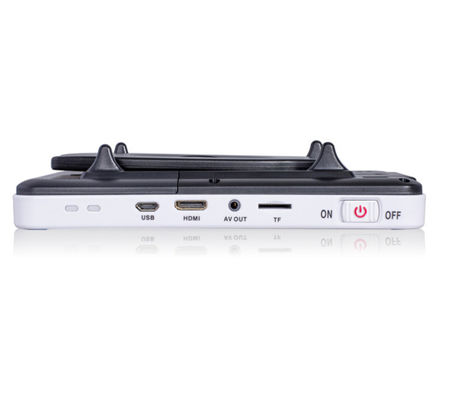 RS500S المحمول 5 &quot; 3X-48X LCD 800X480 مكبر فيديو رقمي مساعد للقراءة لضعف الرؤية تشغيل كابل USB على الكمبيوتر المزود