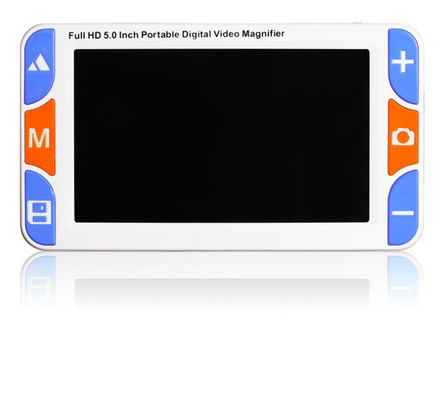 RS500S المحمول 5 &quot; 3X-48X LCD 800X480 مكبر فيديو رقمي مساعد للقراءة لضعف الرؤية تشغيل كابل USB على الكمبيوتر المزود