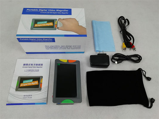 RS430SE 2-32X 4.3 بوصة مكبر فيديو محمول محمول مساعد القراءة الإلكترونية لضعف الرؤية المزود