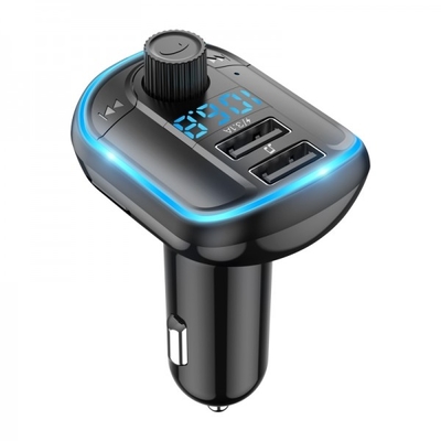 T829S شاحن سيارة للهاتف مزدوج USB محول شحن سريع سيارة ميني USB شاحن سيارة مزدوج المزود