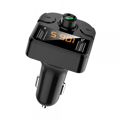 BT36B مشغل الموسيقى MP3 جهاز إرسال FM الهاتف بدون يدين مزدوج uSB التوسع شحن سريع شاحن السيارة المزود