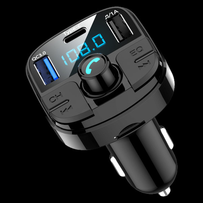 BT29 سيارة جديدة MP3 لاعب هاتف خالي اليدين مشعل سيجارة سيارة شاحن USB مزدوج U Disk QC3.0 شحن سريع المزود