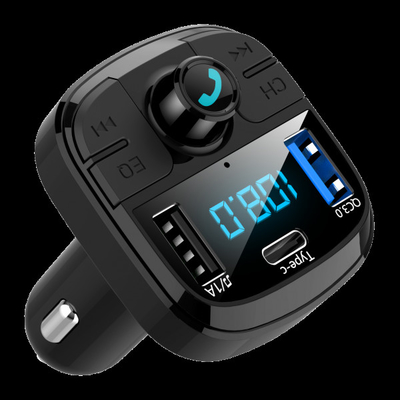 BT29 سيارة جديدة MP3 لاعب هاتف خالي اليدين مشعل سيجارة سيارة شاحن USB مزدوج U Disk QC3.0 شحن سريع المزود
